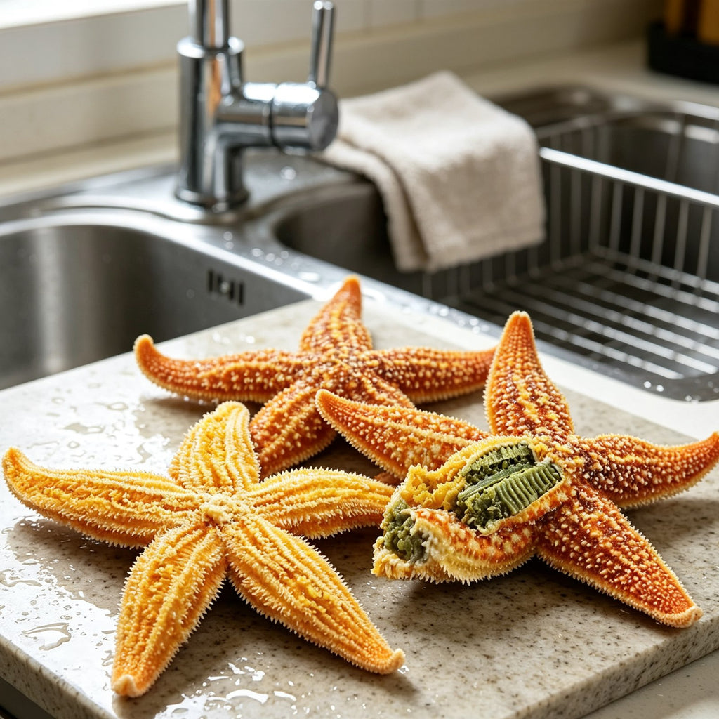Steamed Sea Star with Savoury Roe