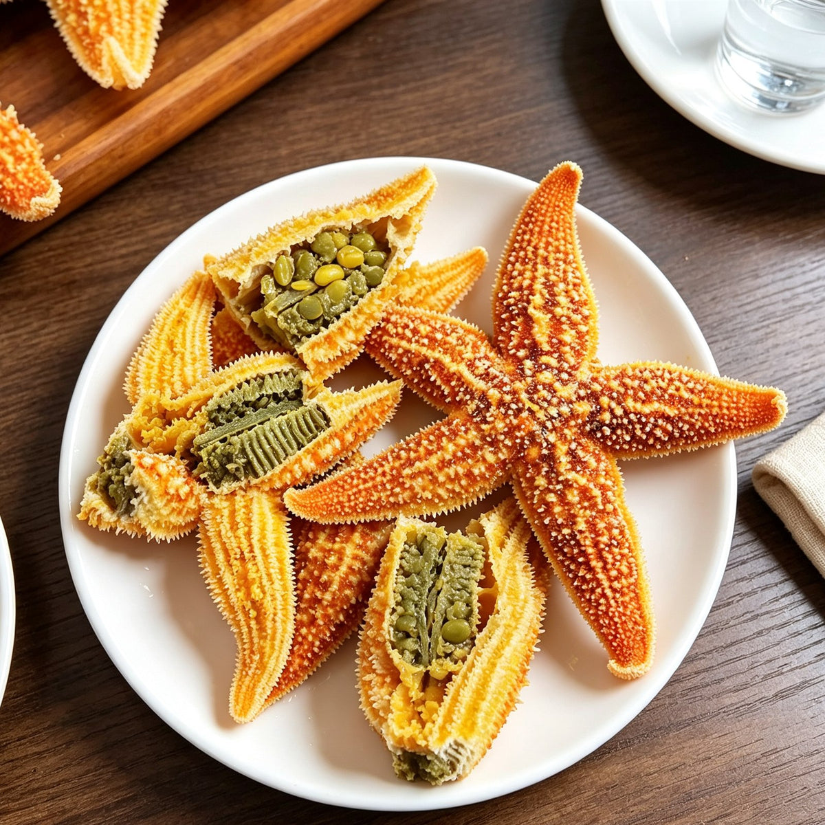 Steamed Sea Star with Savoury Roe
