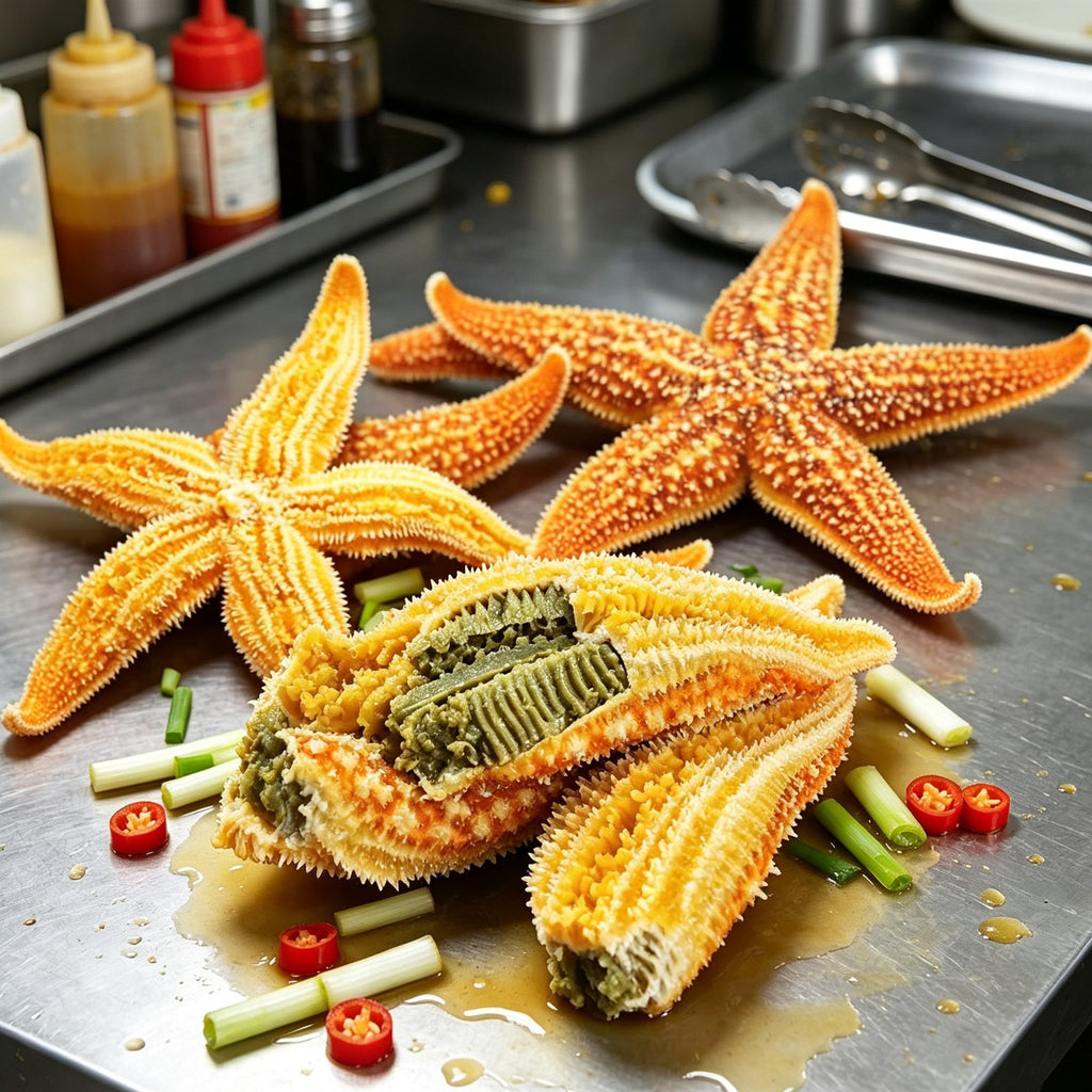 Steamed Sea Star with Savoury Roe