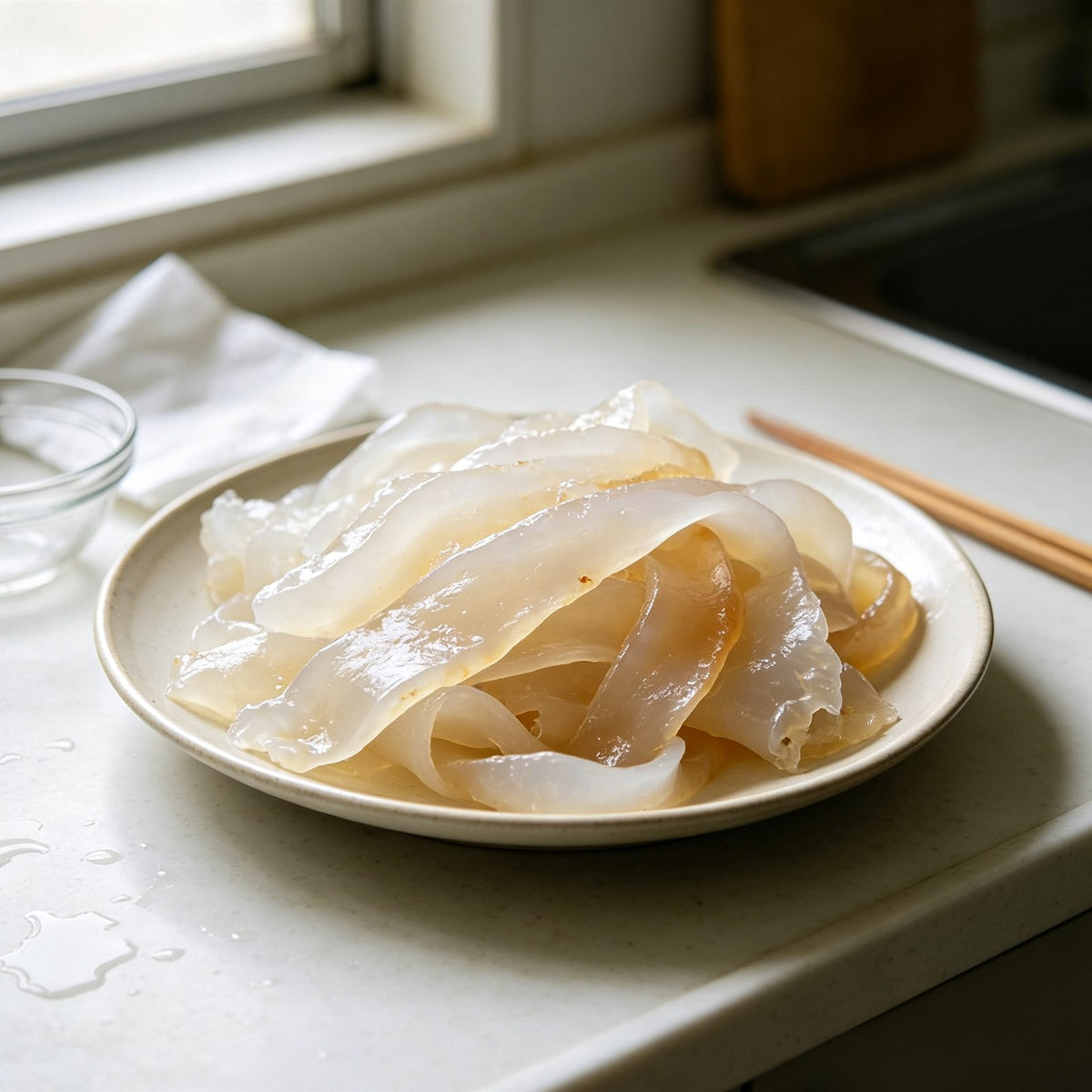 Premium Fresh Chilled Jellyfish Slices