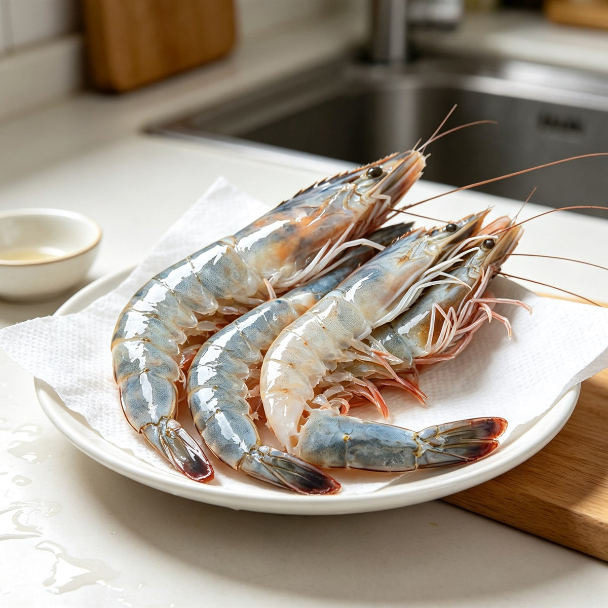 Fresh Raw Jumbo Prawns Shell On