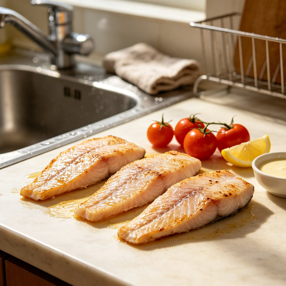 Premium Tilapia Fillets Boneless White